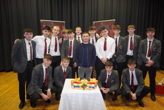 Carl Frampton visits Lecale Trinity Grammar